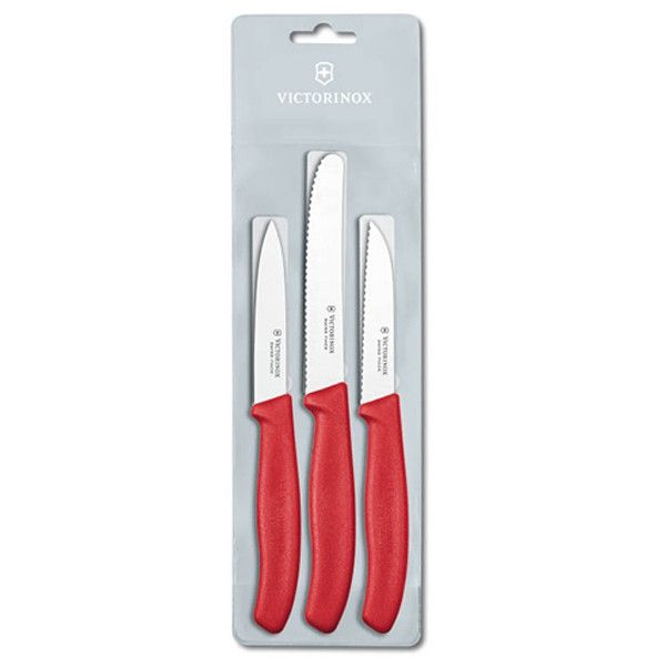 Набор кухонних ножей Victorinox SwissClassic, червоний 6.7111.3 6.7111.3 фото