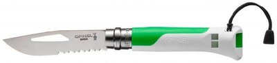 Нож Opinel №8 Outdoor Fluo Green 204.66.42 фото