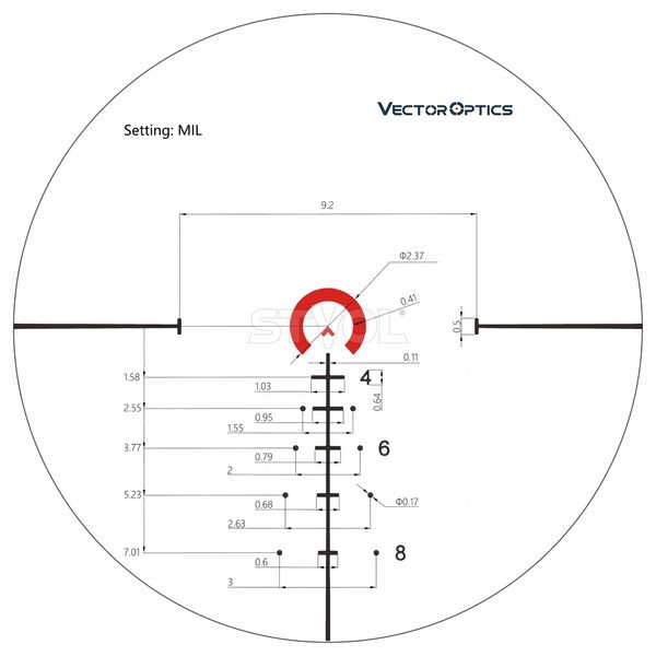 Прицел оптический Vector Optics Continental 1-6x28 (34mm) FFP Tactical SCFF-31 фото