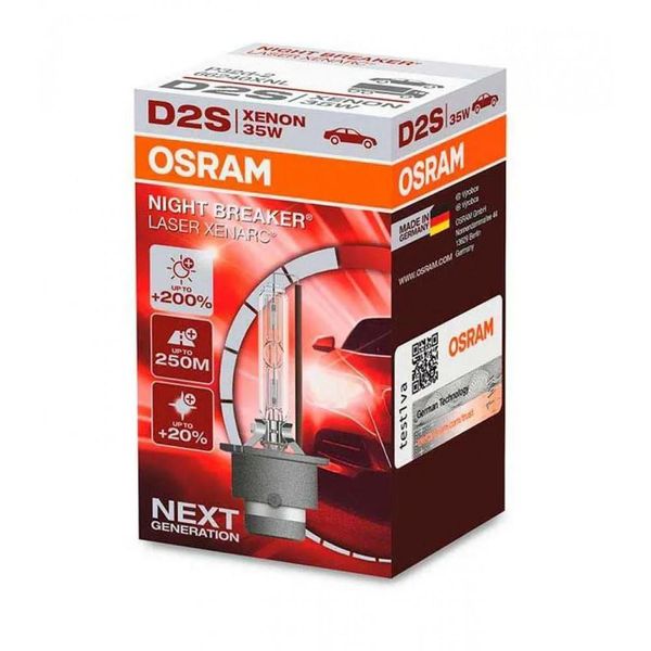 Ксеноновая лампа Osram D2S 66240XNL Night Breaker Laser +200% 27867-car фото