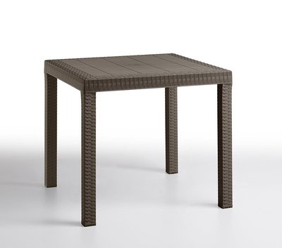Стол для сада пластиковий BICA Dallas, коричневий 8003723390962 фото