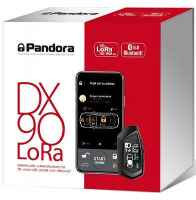 Автосигналізація Pandora DX 90 LoRa з бузком Pandora DX 90 Lora фото