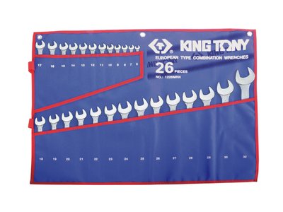 Набір ключів комбі 26 шт. (6-32 мм) TREOTON KING TONY 1226MRN 1226MRN фото