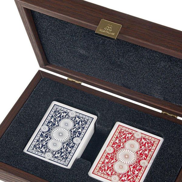 Карты для покера Manopoulos CXL20 в деревянной коробке CXL20 фото