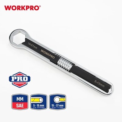 Универсальный разводной ключ WORKPRO 5-27 мм PRO WP272016 DC_408999 фото